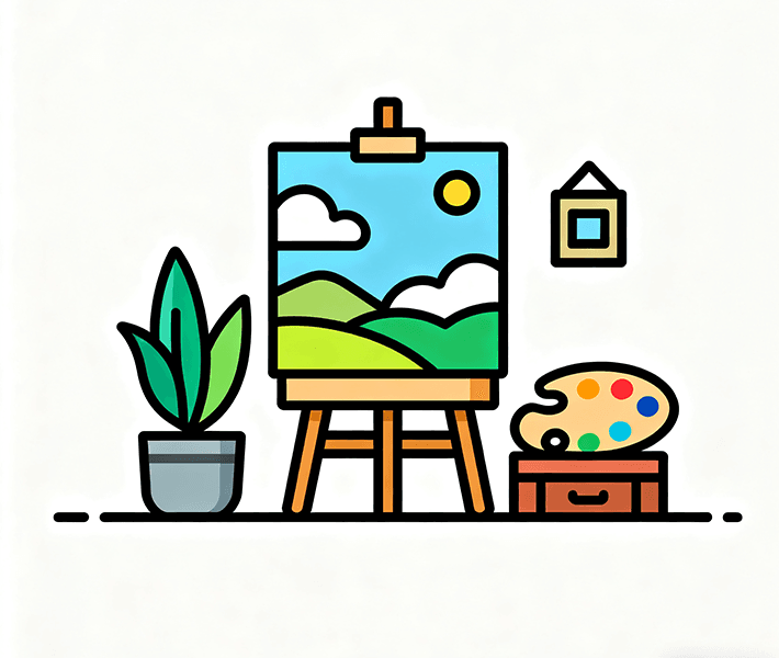 hand-drawn-oil-painting