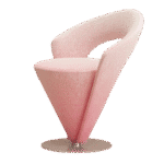 Dressing Chair with Backrest / Petal chair / Designer Chair