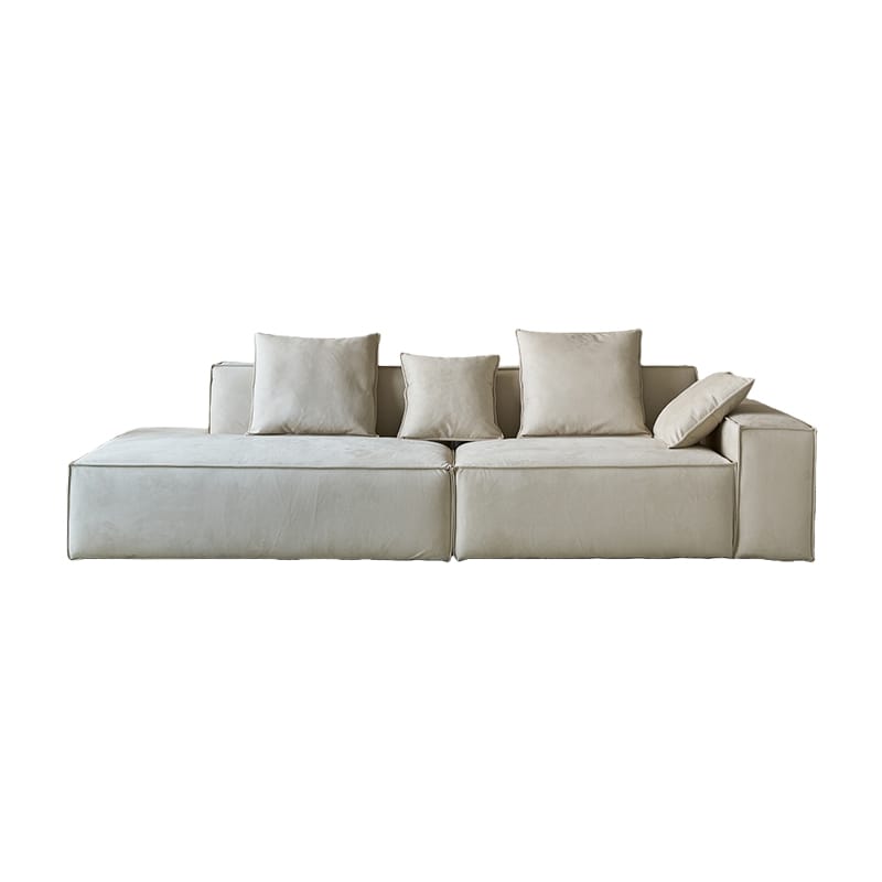 Detachable Fabric Sofa: Cube Sofa (Single-Arm Straight Version)
