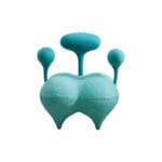 Creative ballooned chair, Decorative Chair, Cozy Reading Leisure Chair with Arm